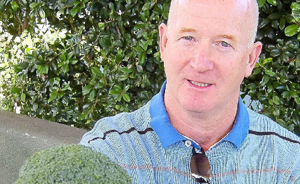 Dr David Richards with broccoli, which science is showing to be possibly the healthiest vegetable available to humans. Dr David Richards with broccoli, which science is showing to be possibly the healthiest vegetable available to humans.